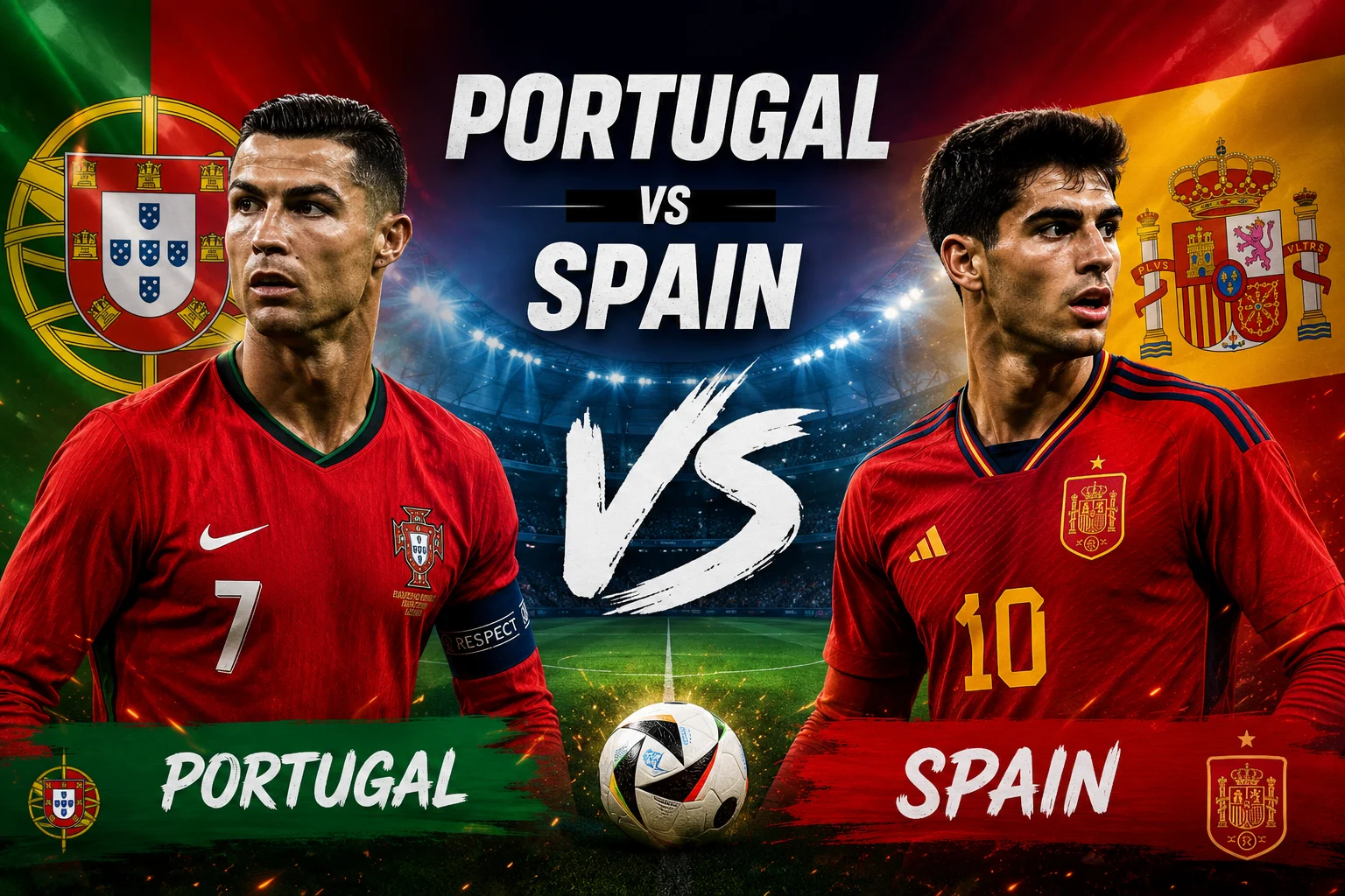 Portugal vs Spain Live Streaming Today