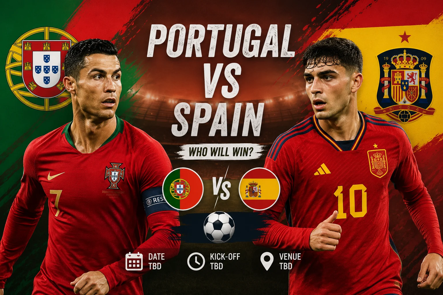 Portugal vs Spain Live Online