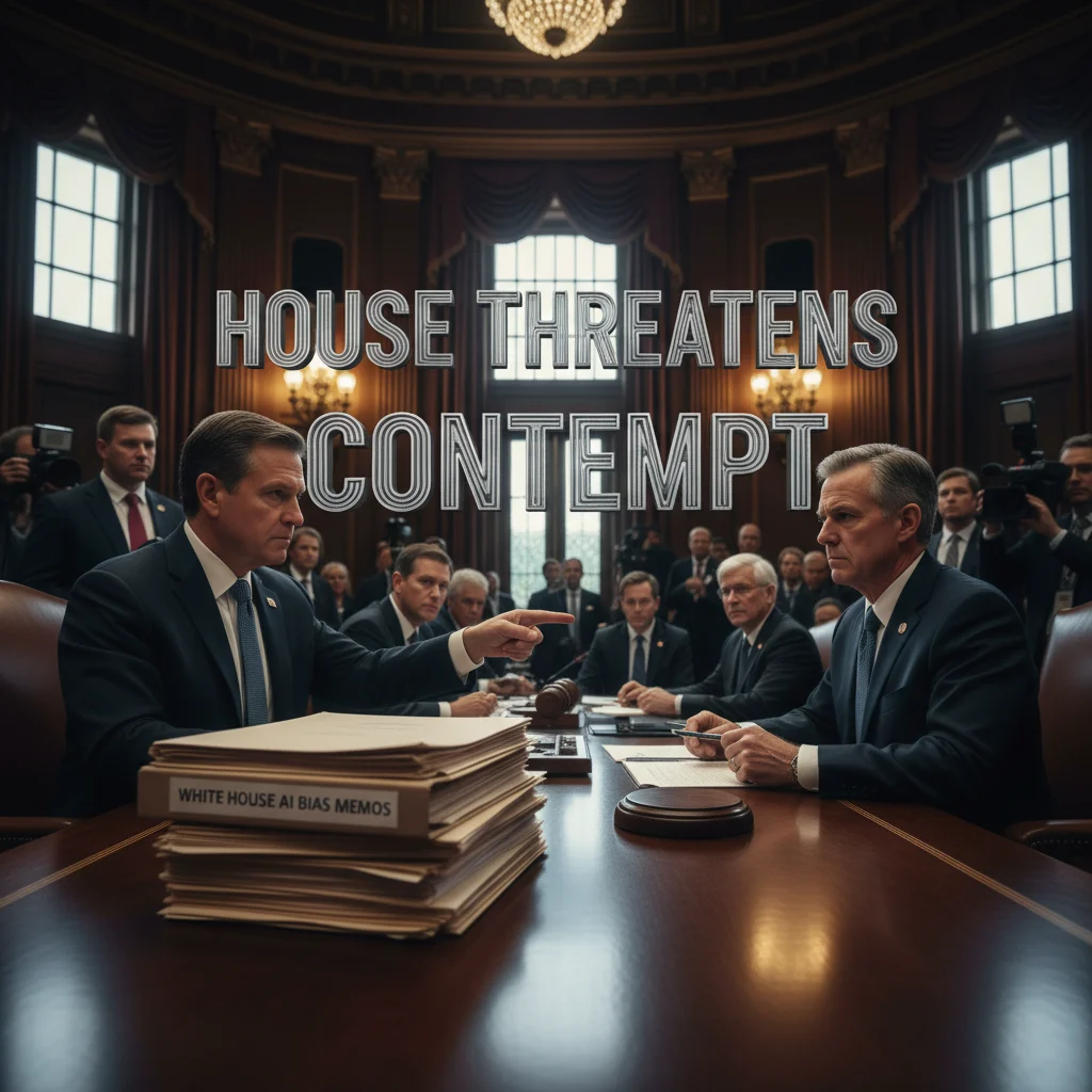 House Threatens Contempt Over White House AI Bias Memos